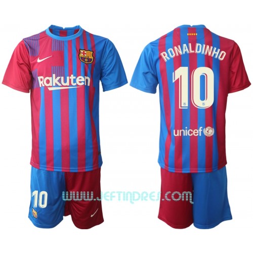Dječji - Dresovi Komplet FC Barcelona Ronaldinho 10 Domaći 2021-22 Dječji - Dresovi Komplet FC Barcelona Ronaldinho 10 Domaći 2021-22